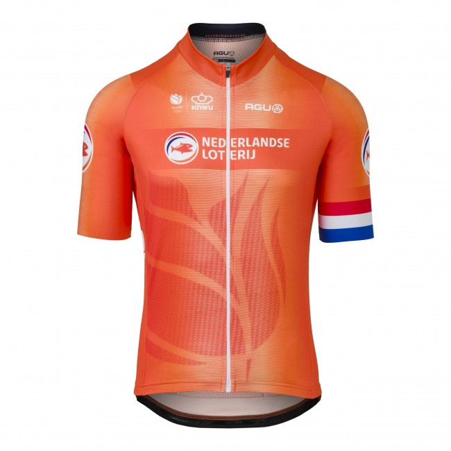 Bekleidung Herren Hollandisch Nationalen Agu trikot 2024 Bekleidung Herren Hollandisch Nationalen Agu trikot 2024
