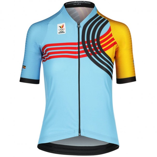 Bekleidung Damen Belgischen Nationalen frau trikot-Paris 2024 Bekleidung Damen Belgischen Nationalen frau trikot-Paris 2024