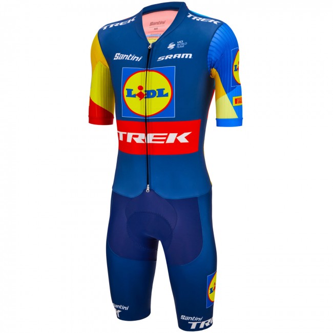 Bekleidung Herren Santini Lidl Trek 2024 Team Original einteiler Bekleidung Herren Santini Lidl Trek 2024 Team Original einteiler