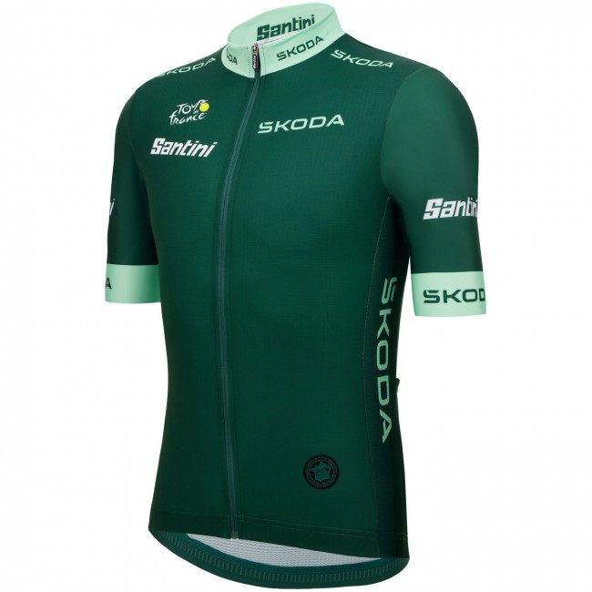 Bekleidung Herren Tour de France 2024 Fan Line Grun trikot Bekleidung Herren Tour de France 2024 Fan Line Grun trikot