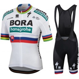 Bora Hansgrohe 2019 Slovak champion Fahrradbekleidung Radtrikot Satz Kurzarm+Kurz Trägerhose 981BE
