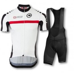 2016 ASSOS Fahrradbekleidung Radteamtrikot Kurzarm+Kurz Radhose Kaufen Schwarz weiß Rot 3DEQC