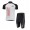 BMC Racing Teams Radbekleidung Radtrikot Kurzarm und Fahrradhosen Kurz weiß Y55CA