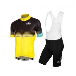 2016-2017 Bianchi Fahrradbekleidung Radteamtrikot Kurzarm+Kurz Radhose Kaufen gelb HF8K1