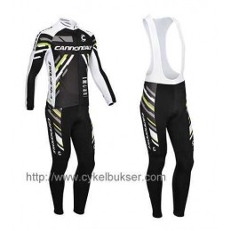 Cannondale 2014 Fahrradbekleidung Tikotlangarm+Lang Trägerhose Schwarz L3NY4