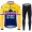 Jumbo Visma SLovenia Pro Team 2021 Fahrradbekleidung Radtrikot Langarm+Lang Radhose Online virBtc