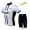 2016 BAT FOX Fahrradbekleidung Radtrikot Kurzarm+Kurz Radhose blau weiß Schwarz 1WWC5