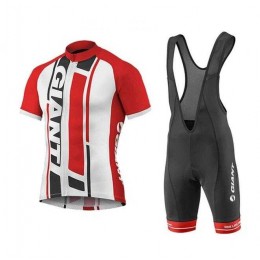 2016-2017 Giant Fahrradbekleidung Radteamtrikot Kurzarm+Kurz Radhose Kaufen Rot 7MNCG