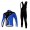 Giant kenda pro Fahrradbekleidung Radteamtrikot Langarm+Lang Trägerhose Schwarz blau I4LWI