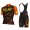 ALE SOLID Cracle orange Fahrradbekleidung Satz Fahrradtrikot Kurzarm Trikot und Kurz Trägerhose 7BKWD