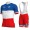 Groupama Fdj French Champion 2018 Fahrradbekleidung Radtrikot Satz Kurzarm+Kurz Trägerhose XFQ5M