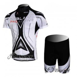 Nalini Pro Team Radbekleidung Radtrikot Kurzarm und Fahrradhosen Kurz weiß I4MLJ