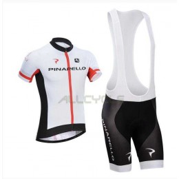 2016 Pinarello Fahrradbekleidung Radteamtrikot Kurzarm+Kurz Radhose Kaufen weiß LSDS7