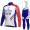 GROUPAMA FDJ 2021 Fahrradbekleidung Radtrikot Langarm+Lang Trägerhose BTZZY