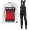 2016-2017 Nalini Fahrradbekleidung Radtrikot Langarm+Lang Trägerhose Rot 8BU7J