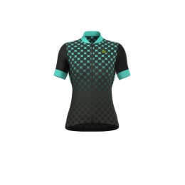 ALE EXCEL BOLAS Damen Fahrradbekleidung Radtrikot turquoise 8CLWL
