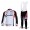 Cube Fintro Fahrradbekleidung Set Langarmtrikot+Lange Trägerhose weiß Schwarz EDOIZ