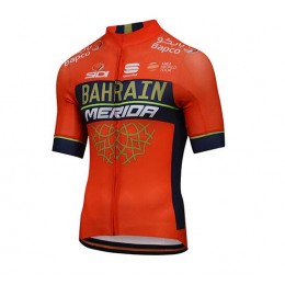 Bahrain Merida 2018 Fahrradbekleidung Radtrikot 4NUET