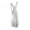 Bianchi Milano Attone white Kurz Trägerhose 108DO