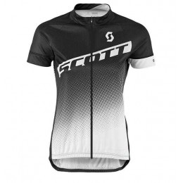 2016-2017 Scott Fahrradtrikot Radsport Trikot Schwarz weiß Damen DYCSY