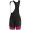 Damen Ale PRS Master-Schwarz roze Kurz Trägerhose 34I07