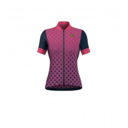 ALE EXCEL BOLAS Damen Fahrradbekleidung Radtrikot violet KFRU1