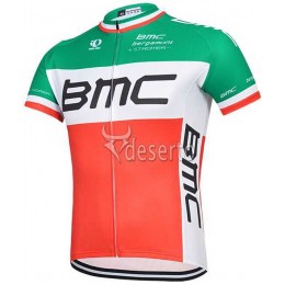 2015 BMC Fahrradtrikot Radsport Rot grün XOM7J
