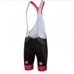 2016 Castelli Free Aero Race Kurz Trägerhose Rot Schwarz Q71CN