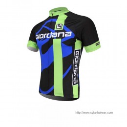 Teams Giordana Fahrradtrikot Radsport Schwarz grün QY9TQ
