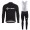 2018 Cube Schwarz Fahrradbekleidung Set Langarmtrikot+Lange Trägerhose ZKFS0