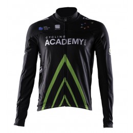 ISRAEL CYCLING ACADEMY Schwarz Fahrradbekleidung Radtrikot Langarm MBU58