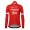 Trek Segafredo 2018 Rot Fahrradbekleidung Radtrikot Langarm TK7X8