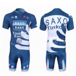 2013 Saxo Bank Tinkoff Pro Team outlet Fahrradtrikot Radsport blau QP0WG