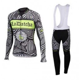 2016 ladatcha tinkoff zebra Fahrradbekleidung Set Langarmtrikot+Lange Trägerhose VDJ9X